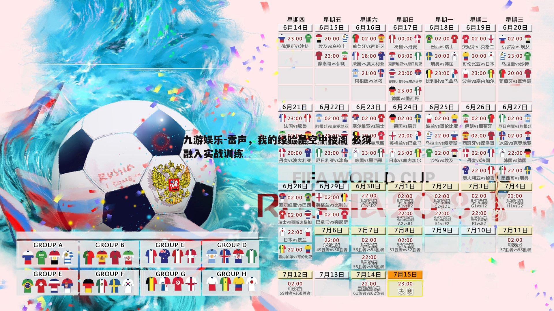 雷声,我的经验是空中楼阁 必须融入实战训练